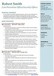 Loss Prevention Officer Resume Samples | Qwikresume