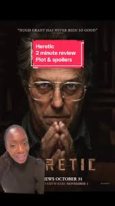 I really wanted to love this movie, especially with it being an A24  production, but I just didn’t. Can’t fault the acting, but Hugh just didn’t  convince me as being suited to the genre. #heretic ...