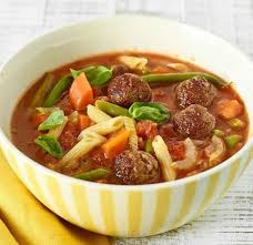 Minestrone Mit Mettballchen Rezept Rezepte Minestrone Essen