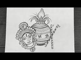 Pin On Durga Maa Face Drawing Maa Durga Pencil Sketch Simple Durga Drawing Navratri Pencil Drawing