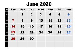 Free Printable June 2020 Us Calendar Templates In 2020 Monthly Calendar Template Calendar Template Holiday Calendar Printable
