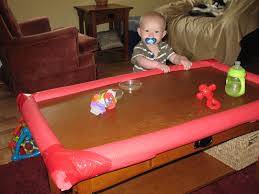 After Pricing The Bumpers And Corners To Childproof My Coffee Table I Decided I Could Make My Own For Much Baby Proofing Hacks Baby Proof House Baby Proofing