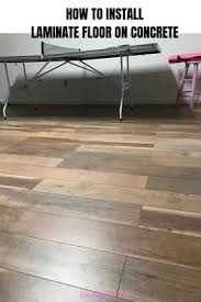 Always buy types specifically manufactured to withstand the. How To Install Laminate Floor On Concrete Colorful Designer