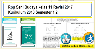 Rpp Seni Budaya Kelas 11 Revisi 2017 Kurikulum 2013 Semester 1 2 Kumpulan Rpp Terbaru Terlengkap Revisi 2017 Kurikulum 2013