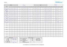We're happy to make the employee shift scheduling templates you can see below available free of charge. Work Schedule Template Excel Pdf Download Tracktime24