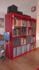 Expedit Shelving Unit Ikea High Gloss Red Storage Hallway Living Room Bedroom Office Color Boy Room Red Expedit Bookcase Ikea Expedit Bookcase