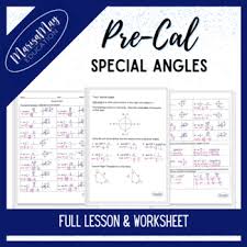 Download free new printable worksheets everyday! Angles Precalculus Worksheets Teaching Resources Tpt