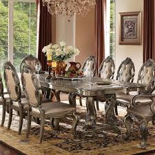 Set of table and 6 chairs, art nouveau, denmark, circa 1900. Acme Furniture Dining Tables Ragenardus 61290 Dining Table Vintage Oak Rectangle From The Luxe Loft