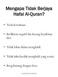 Sebenarnya, setiap orang memiliki cara berbeda dalam menghafal al quran namun memiliki kesamaan, yaitu pasti dibaca. Pin Van Cahaya Mata Op Pesan