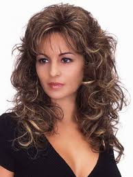 Victoria Wig Long Curly Synthetic Cheap Hair Wigs Celebrity Hairstyle Fashion Acconciature Parrucca Stile Di Capelli Acconciature Capelli Lunghi Matrimonio
