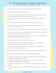 Jun 29, 2017 · trivia themes can also be tailored to the group participating in the event, so that everyone involved will be able to contribute (like sports trivia if you're having a trivia night for your softball team), and teams can be pairs or larger groups to facilitate a smooth event. How To Know If Someone Is A Real Friend A Quiz For Teens And Adults With Idd Reif Counseling Services