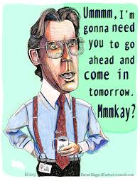 Emmett Baggett Illustration Bad Guy S Ball Part 4 Gary Cole As Bill Lumbergh Your one stop for everything the office.