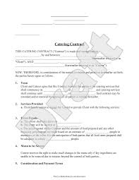 Our contract templates are not dependent on local laws and are applicable no matter where your clients are in the world. Free Catering Contract Free To Print Save Download
