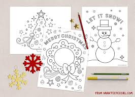 When it gets too hot to play outside, these summer printables of beaches, fish, flowers, and more will keep kids entertained. Free Christmas Coloring Pages Www Teepeegirl Com
