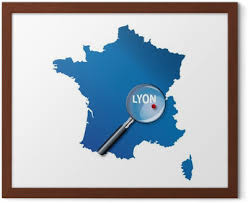 Illustrations, cliparts, dessins animés et icônes de carte vierge france. Lyon Carte De France Departement Du Rhone Poster Pixers We Live To Change