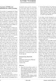 Grade 3 q1 w9&10 pp. Accuracy Of Who Case Definition For Sars Screening Canadian Journal Of Emergency Medicine Cambridge Core
