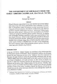 Teknologi automotif mat 501 4 wheel drive train system tahun 1 semester 5 diploma vokasional. Pdf The Government Of Khurasan Under The Early Abbasid Caliphs A H 136 170a D 753 785