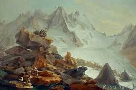 caspar wolf lauteraargletscher mit blick den lauteraarsattel kunstdruck caspar wolf kunstproduktion kunstdruck