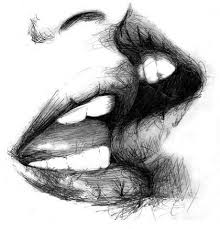 Black And White Kissing Drawing Art B W Black And White Kiss Love Lips Drawing Kissing Drawing Lesbian Art