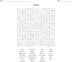 Each sunday, a new quiz will be posted and you will have until 5 pm est the following friday to submit your answer. Lenten Crossword Wordmint