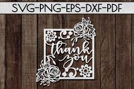 This appreciation leads to your customers loving your brand and much more. Thank You 5 Papercut Template Appreciation Frame Svg Pdf By Mulia Designs Thehungryjpeg Com
