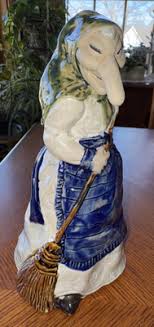 Rare Vintage RJ Drinkwater Cassandra Kitchen Witch Coin Bank w/Stopper~Baba Yaga | eBay