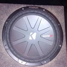 Kicker comp r 12 in a kicker box i have it powered with a 800 watt pioneer mono amp.the amp was only half way in the power. Best Kicker Comp R12 Inch Duel Ohm Subwoofer For Sale In Port Huron Michigan For 2021