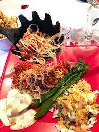 And that's definitely our kind of salad. Crazy Spaghetti Dinner With Kitchen Utensils Parties With A Cause