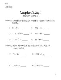 Common core grade 5 math worksheets based on us common core standards. Fifth Grade Go Math Chapter 5 Worksheets Teaching Resources Tpt