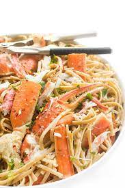 Crab Linguine In A White Wine Garlic Sauce The Lemon Bowl Recipe Crab Recipes Pasta Recipes Recipes