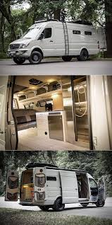 This Looks Like A Mercedes Benz Sprinter Van At First But The 4 4 170ext 3500 Is Actually A Tiny Home On Wheels Techebl Van Life Van Camping Sprinter Camper