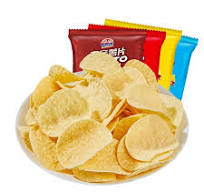 OEM Großhandel Custom ized Food Snacks Bestseller Kartoffel chips Fried  Puffed Food mit günstigen Preis Großhandel Custom
