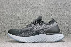 Designed to keep you gripped to the road with clear rubber at the forefoot and heel, these shoes are a great option for a short run, long run and even a tempo run. Restock Nike Epic React Flyknit Black Dark Grey Pure Platinum
