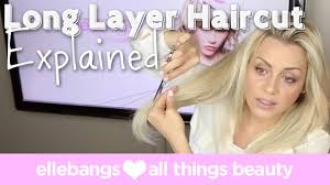 The curls should sit on top of one. Diy At Home Soft Long Layer Haircut Youtube