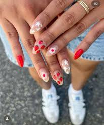 FUN NAILS- Press on Nails-luxury Nails-strawberry Nails-nail Art-nails-short  Nails-glue on Nails-aesthetic Nails-star Nails-gel Press Ons - Etsy Ireland
