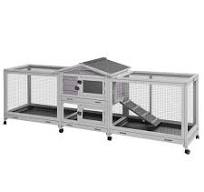 aivituvin Indoor Rabbit House: Easy Moving Large Bunny Hutch(Inner Space  14.57sq.ft) AIR65 - The Home Depot
