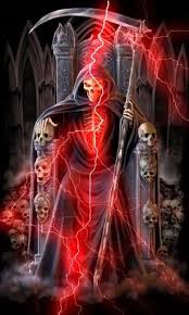 Download, share or upload your own one! Lightning Grim Reaper Daydream For Android Grim Reaper Art Dark Fantasy Art Ghost Rider Wallpaper