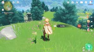 She is near the gate in town but only will be out during the day. Genshin Impact Wo Finde Ich Die Cecilia Blume