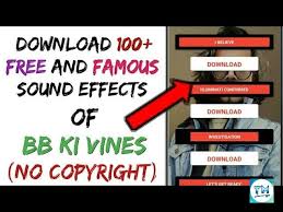 Pin On Bb Ki Vines All Funny Sound Effects Download Mp3