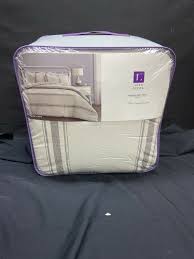 4.6 out of 5 stars. Farmhouse Stripe Comforter Gray 3pc Set Full Queen Bnd Treasure Chest