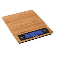It comes with a timer that is specially designed for use with pour over coffee. Taylor 11lb Eco Bamboo Platform Digital Food Scale Target