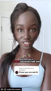 The actual Prototype. #blackwomen #Repost @nubia.the.creator with  @use.repost, ・・・, For the record not AI. Just 300,000 years of ancestral,  intelligence, melanin, and high cheekbones. #black ...