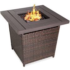 A propane fire pit offers the option of portability when you're fueling from a small propane tank. Propane Fire Pit Table Target