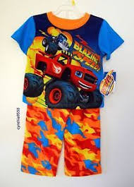 Blaze And The Monster Machines Pajamas Shirt Pants Sleepwear Pjs New Pajama Shirt Pajamas Blaze Birthday Party