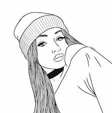 Coloriage dessin a ado fille a imprimer pour frais 4arj35l. 1001 Idees De Dessin Tumblr Qui Vont Vous Inspirer