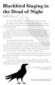 Blackbird Singing In The Dead Of Night Sherlock Cares