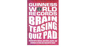 Before sharing sensitive information, make sure you're on a federal government site. Amazon Com Guinness World Records Brain Teasing Quiz Pad 9780843115963 Richards Jon Simkins Ed Perry Sandra Forder Nicholas Libros