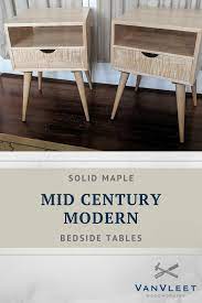 Enjoy the fruits of your labor! Mid Century Modern Side Tables Vanvleet Woodworking