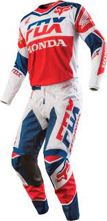 New 2016 Fox Racing 180 Honda Gear Mx Dirtbike Gear Combo Jersey Pant White Foxracing Biking Outfit Bike Gear Racing Gear