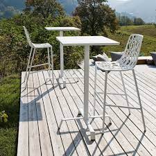 Marceline hydraulic adjustable height swivel bar stool (set of 2) make a statement in your kitchen or outdoor bar area with this stylish and functional bar stool. Fast Forest Outdoor Bar Stool 78cm Ambientedirect